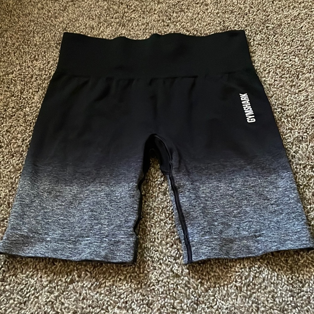 Black ombre Gymshark shorts